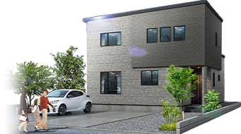 シンプルモダンテイストのお家