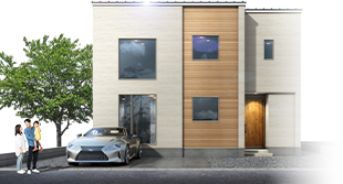 新しい北欧スタイルと吹抜が紡ぐ家