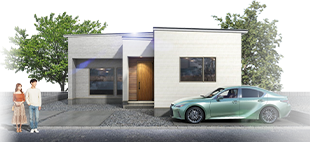 ホテルライク・グレージュの平屋