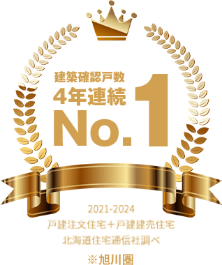 建築確認戸数4年連続No.1