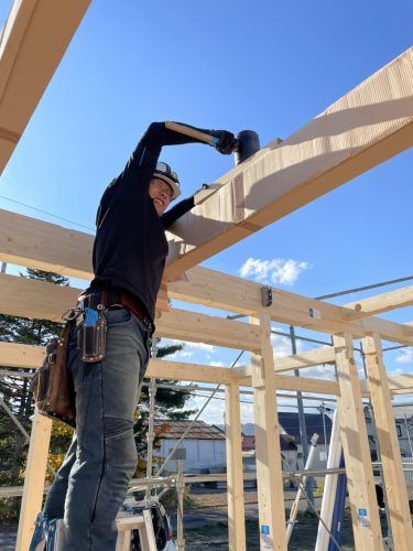 新築現場の安全パトロール