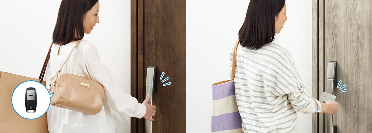 ラクイエで大好評仕様！スマートキー対応玄関ドア