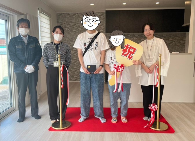 お引き渡し、おめでとうございます!