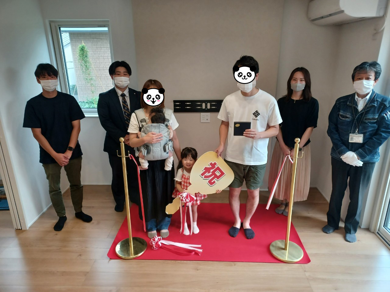 お引き渡し、おめでとうございます！