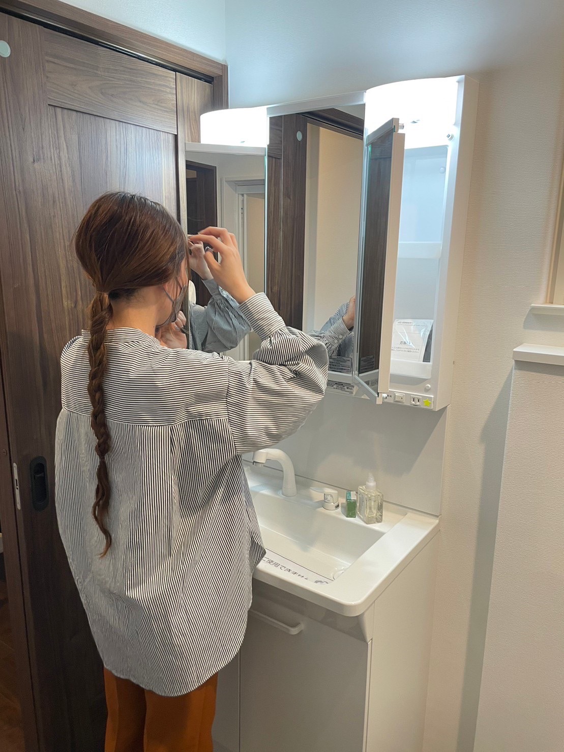 新築住宅の洗面化粧台！！💡