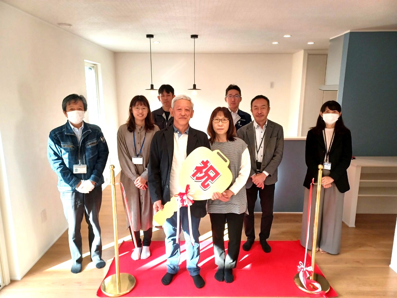 《祝　新築》お引き渡し、おめでとうございます！