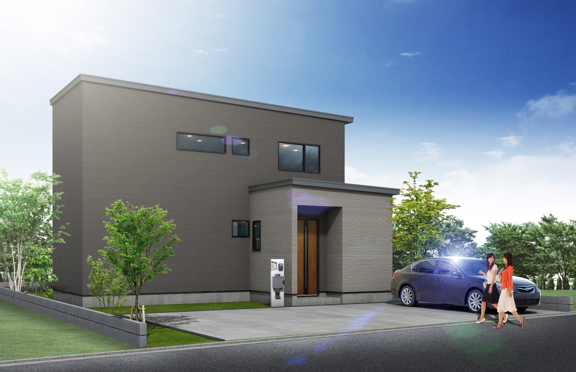 車2台停めれます。外観はイメージです。