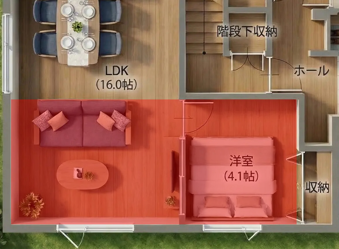 間取りや可変スペース