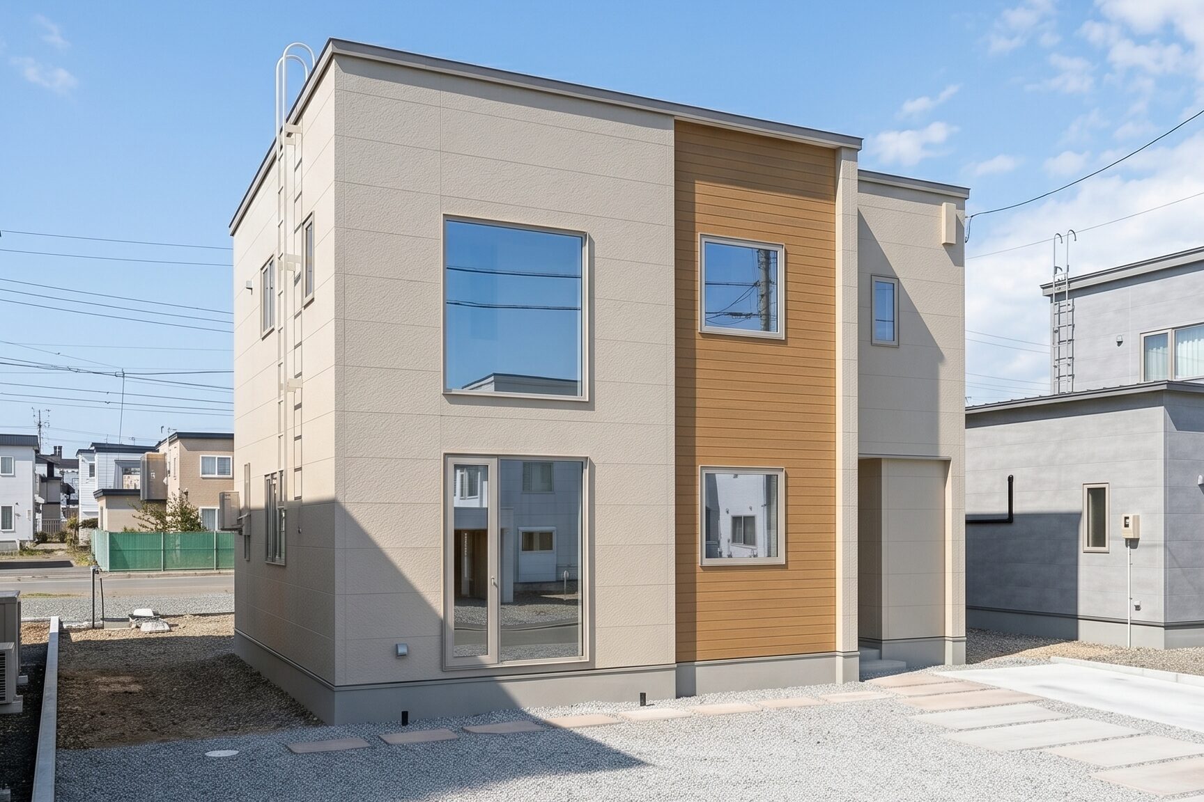 新しい北欧スタイルと吹抜が紡ぐ家【東旭川展示場】